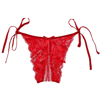 Crotchless Panty With Side Ties